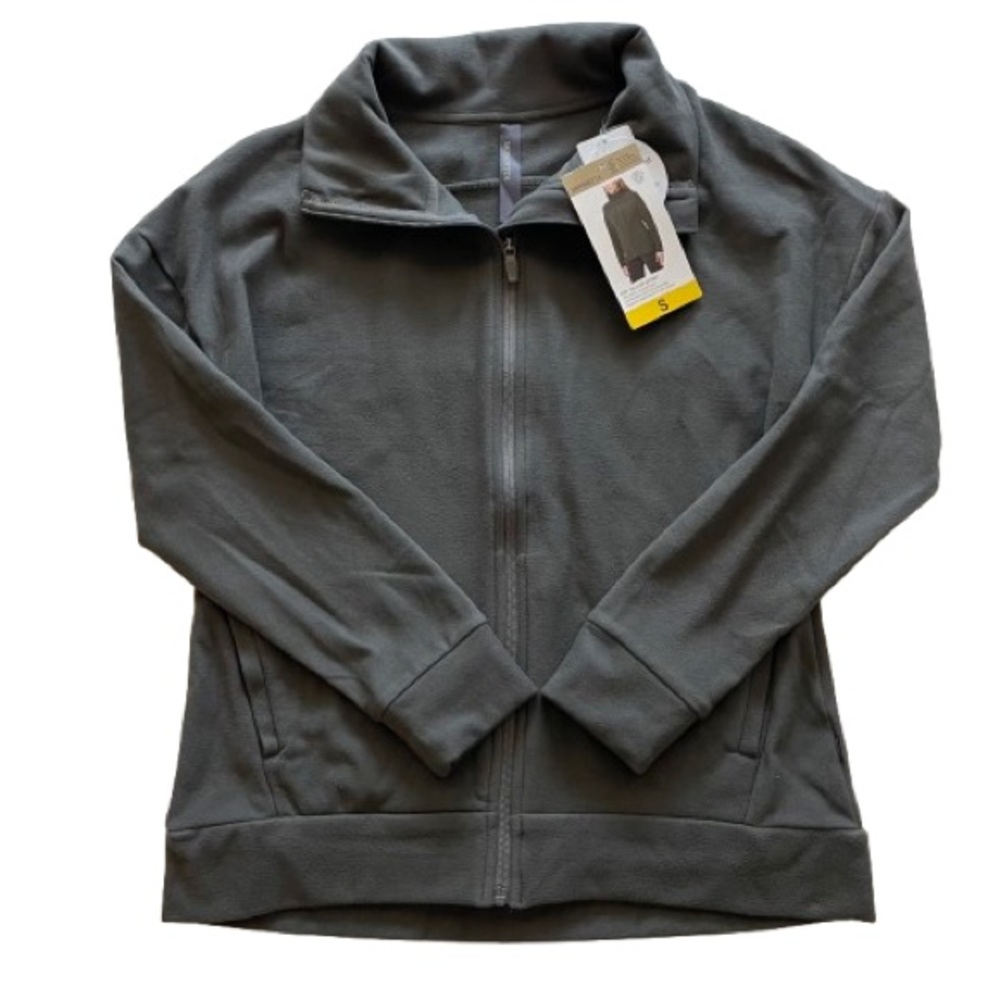 MONDETTA Women's Full Zip Fleece Jacket (Burnt Olive, Size Small) NWT